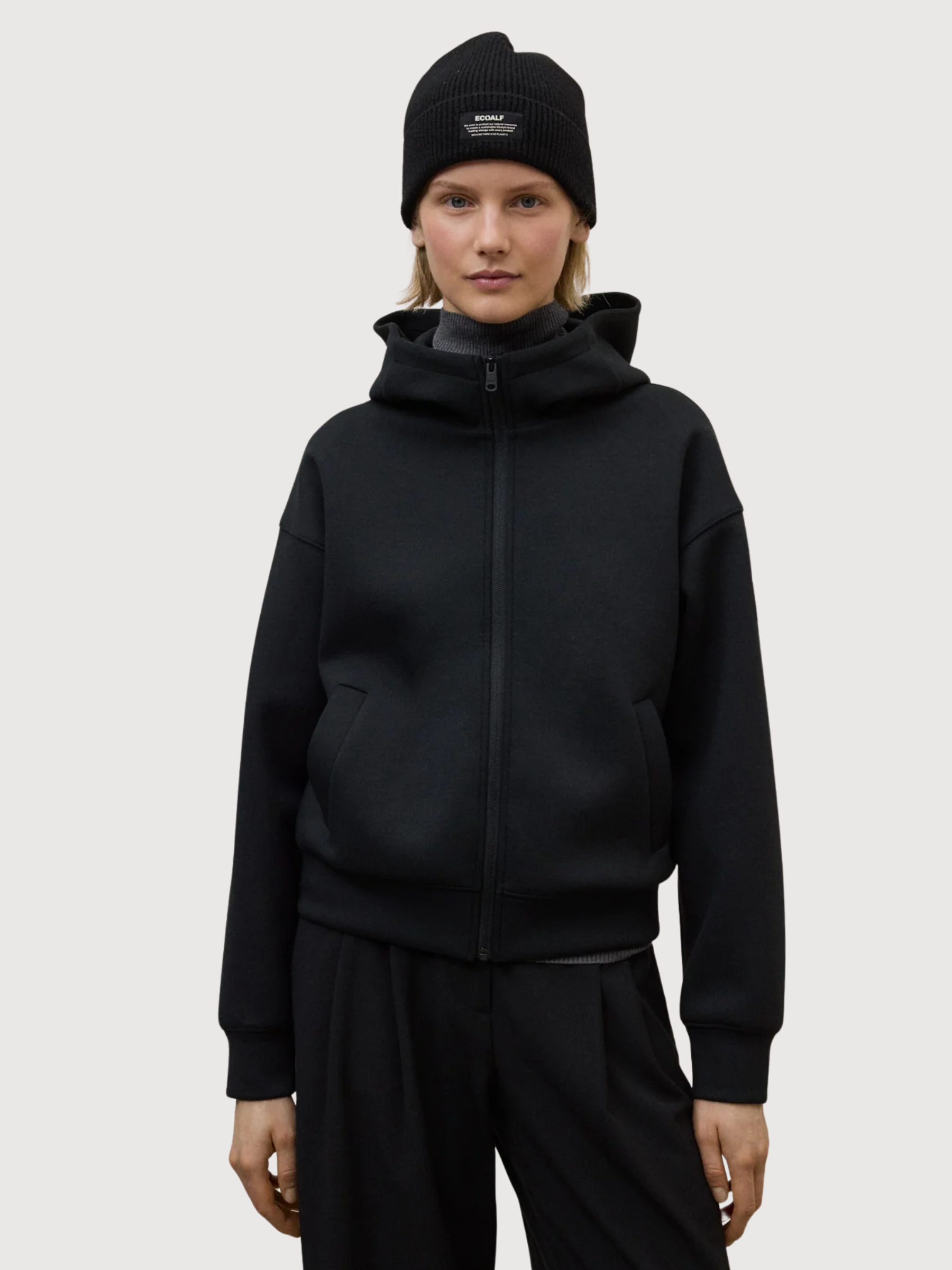 Berretto in lana nera | Ecoalf