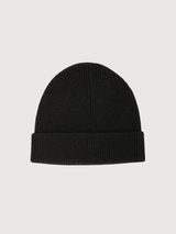Beanie aus schwarzer Wolle | Ecoalf