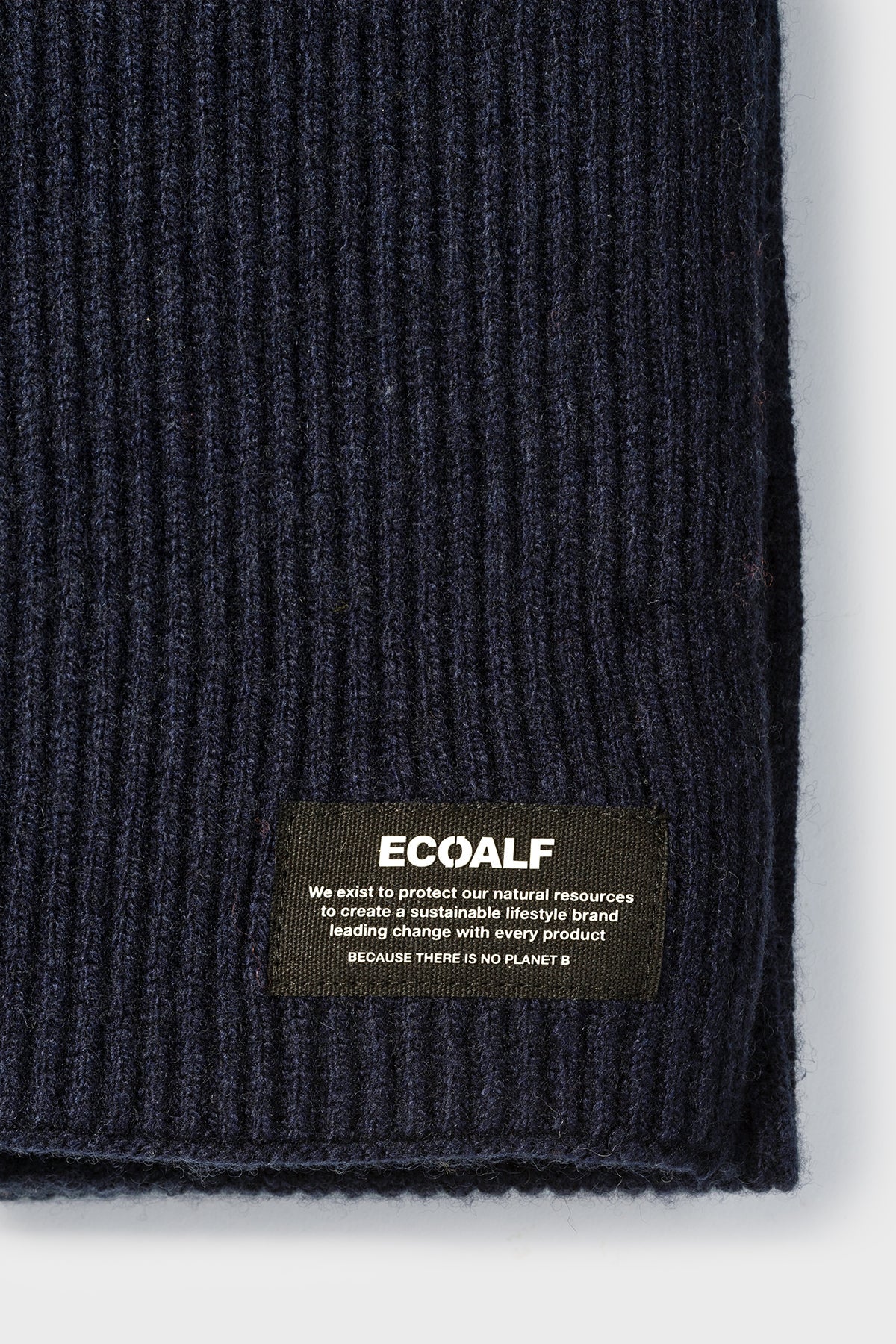 Sierra Wool Scarf Deep Navy | ECOALF