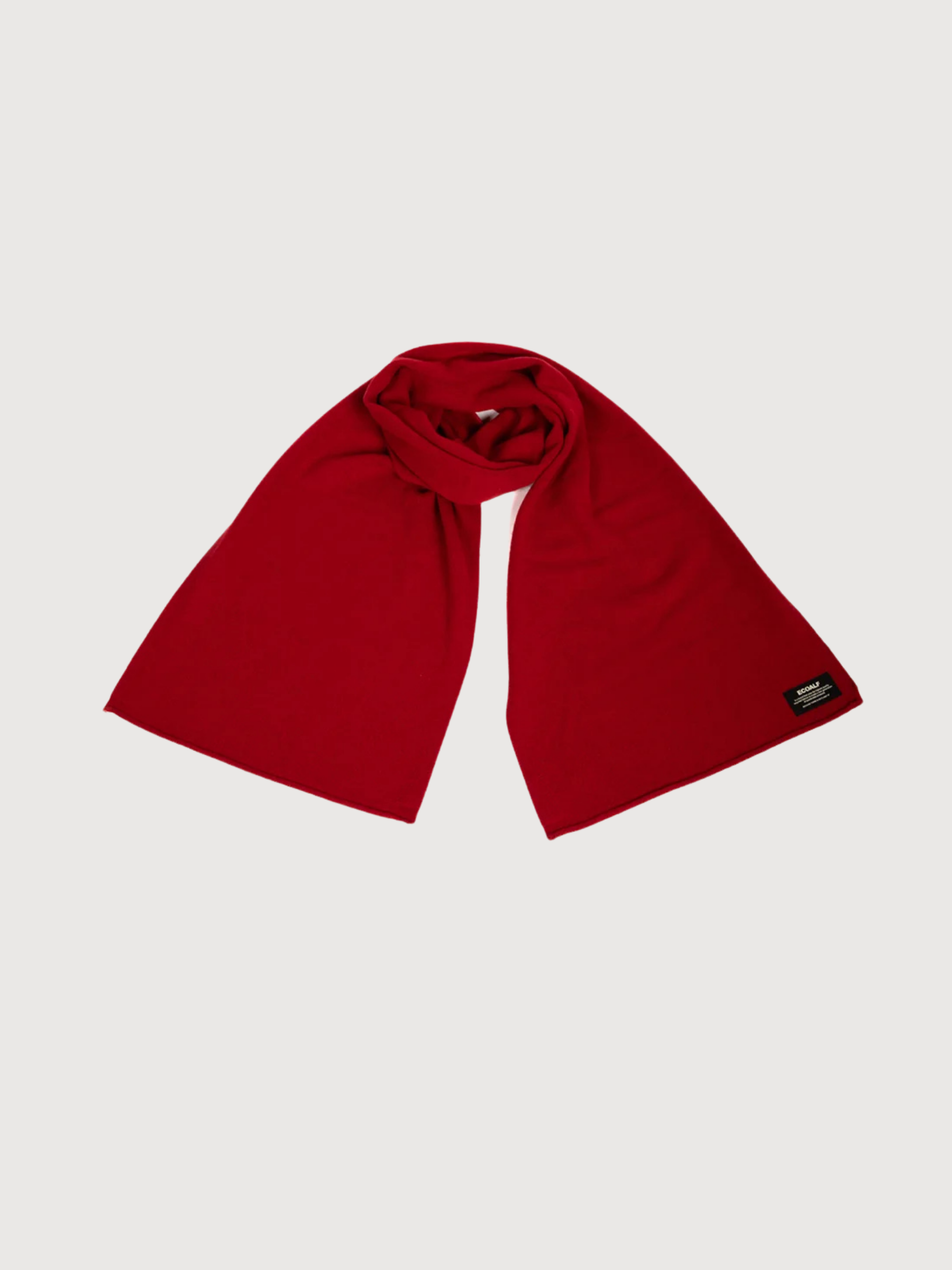 Scarf Wool Recycled Wool – Red | ECOALF