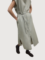 AMATISTA MAO DRESS WOMAN SAGE | ECOALF