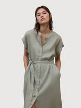 AMATISTA MAO DRESS WOMAN SAGE | ECOALF