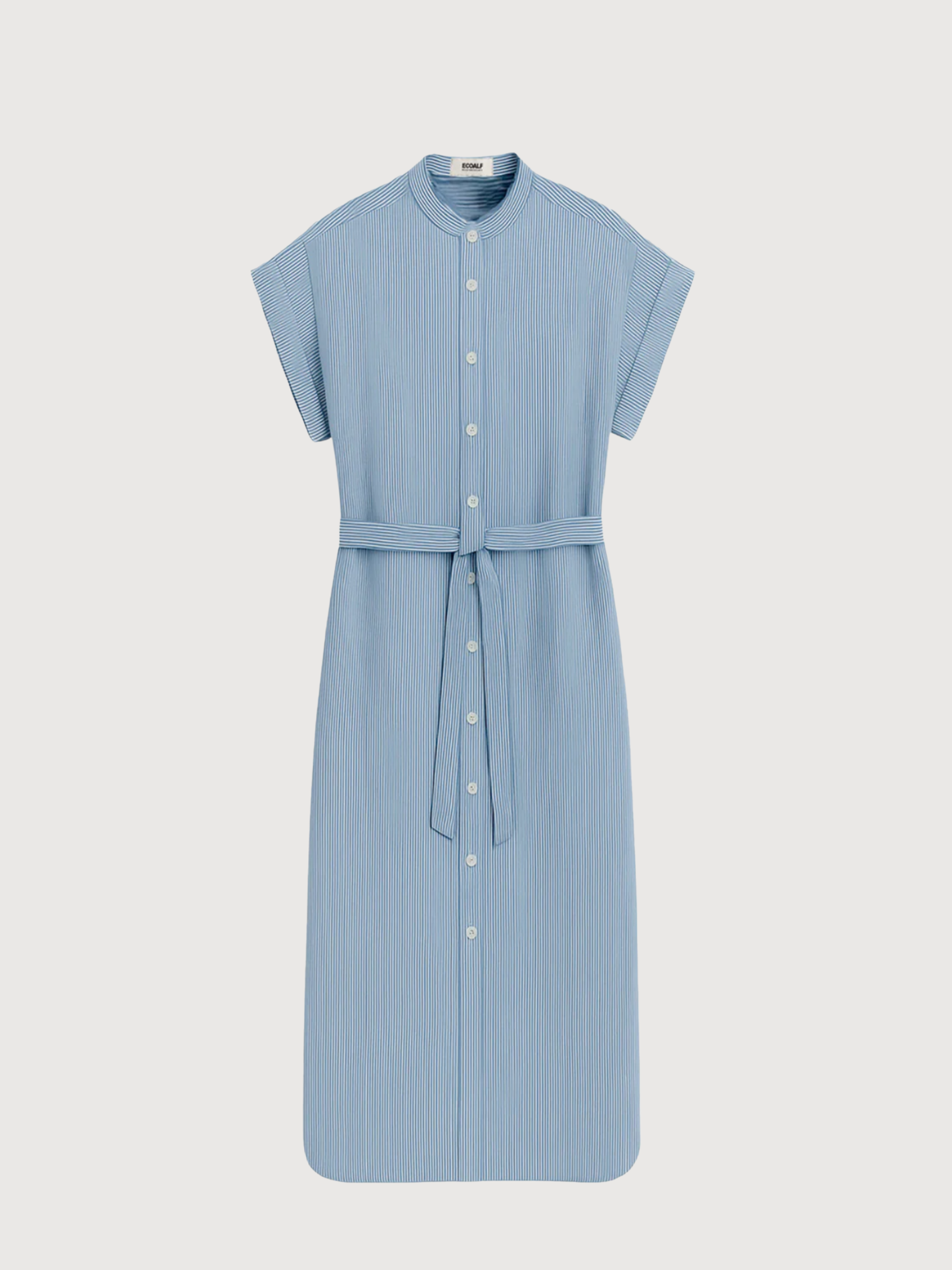 Vestito Amatista Righe Bianche e Blu | Ecoalf
