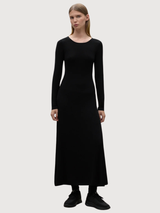 Irisnalf Kleid Frau schwarz | Ecoalf