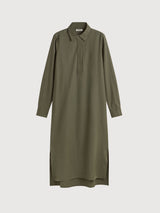 Kleid Onix Dunkelgrün aus TENCEL™ | Ecoalf