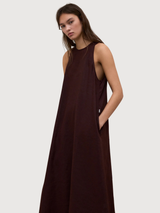 Dress Ukara Woman Cocoa | Ecoalf