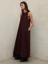 Dress Ukara Woman Cocoa | Ecoalf