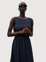 Dress Vittoria Woman Dark Navy Lyocell | Ecoalf