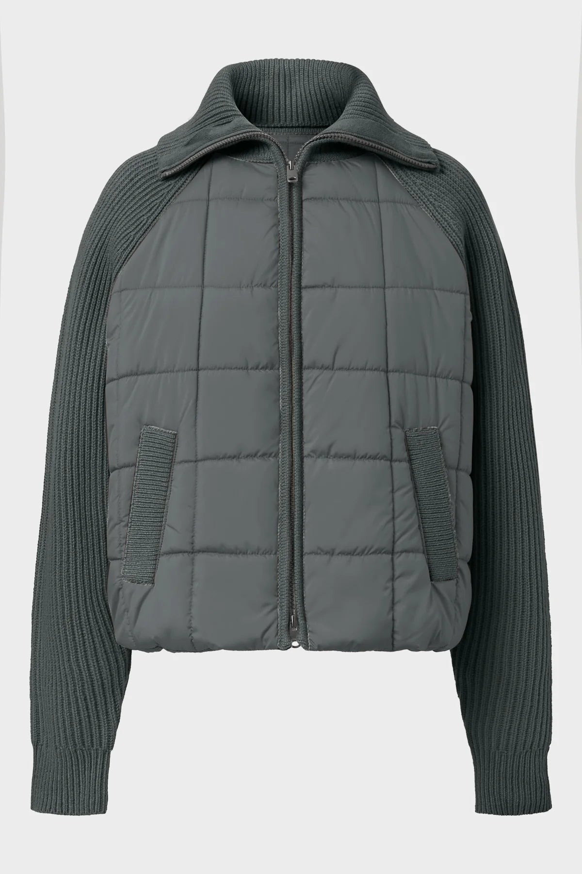 Daniela Women's Hybrid Jacket Dark Khaki | ECOALF