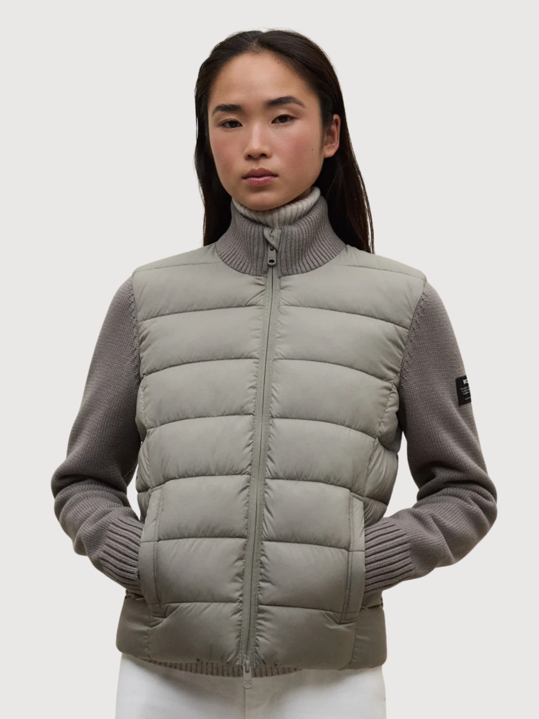 Jacke Denali ohne Kapuze beige | ECOALF