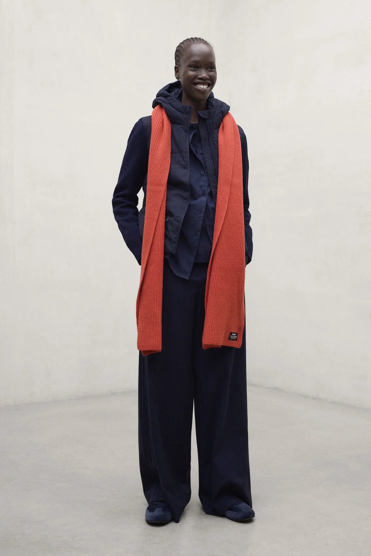 Deni Women's Hybrid Jacket Deep Navy | ECOALF