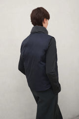 Sintre Women's Reversible Gilet Dark Grey Melange | ECOALF