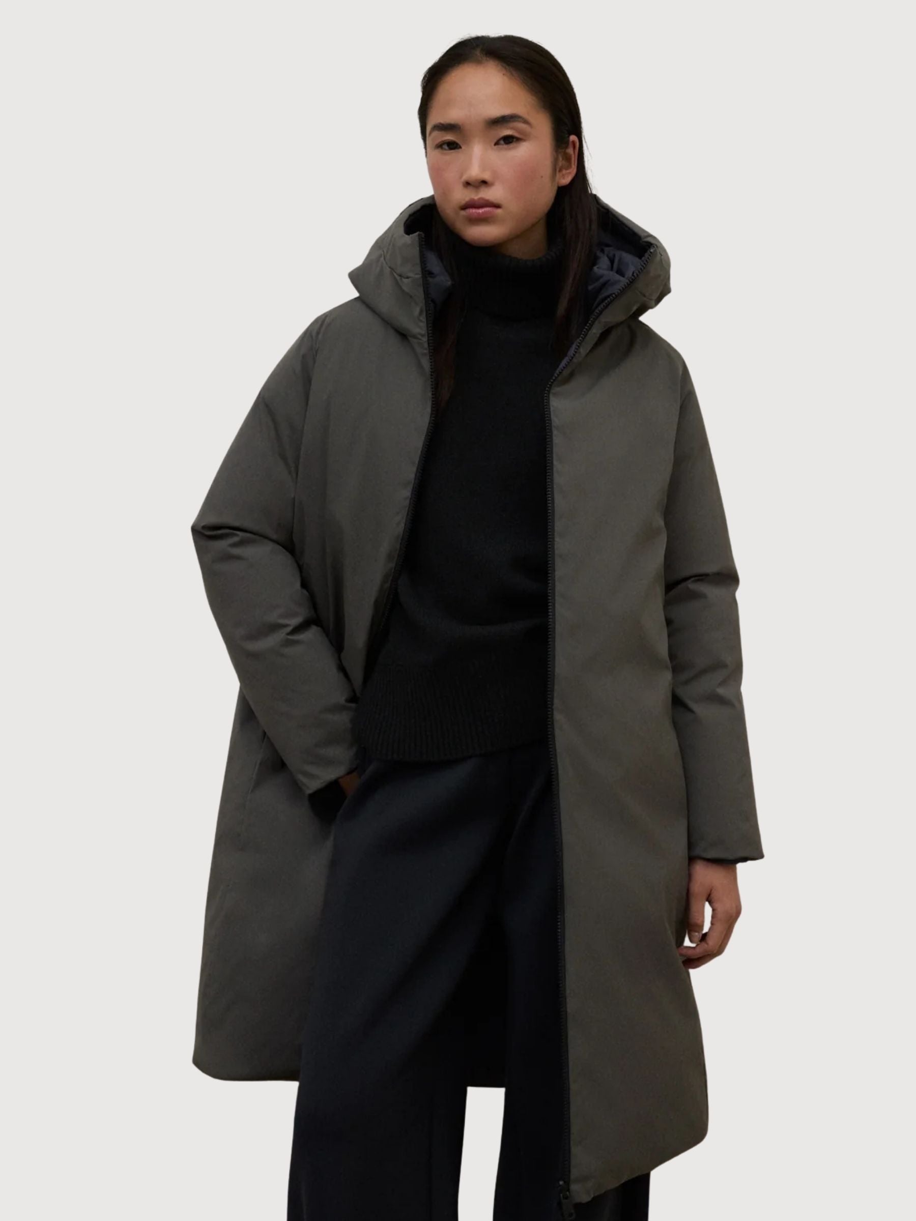 Wendbare Jacke Baru Dunkelgrün | Ecoalf