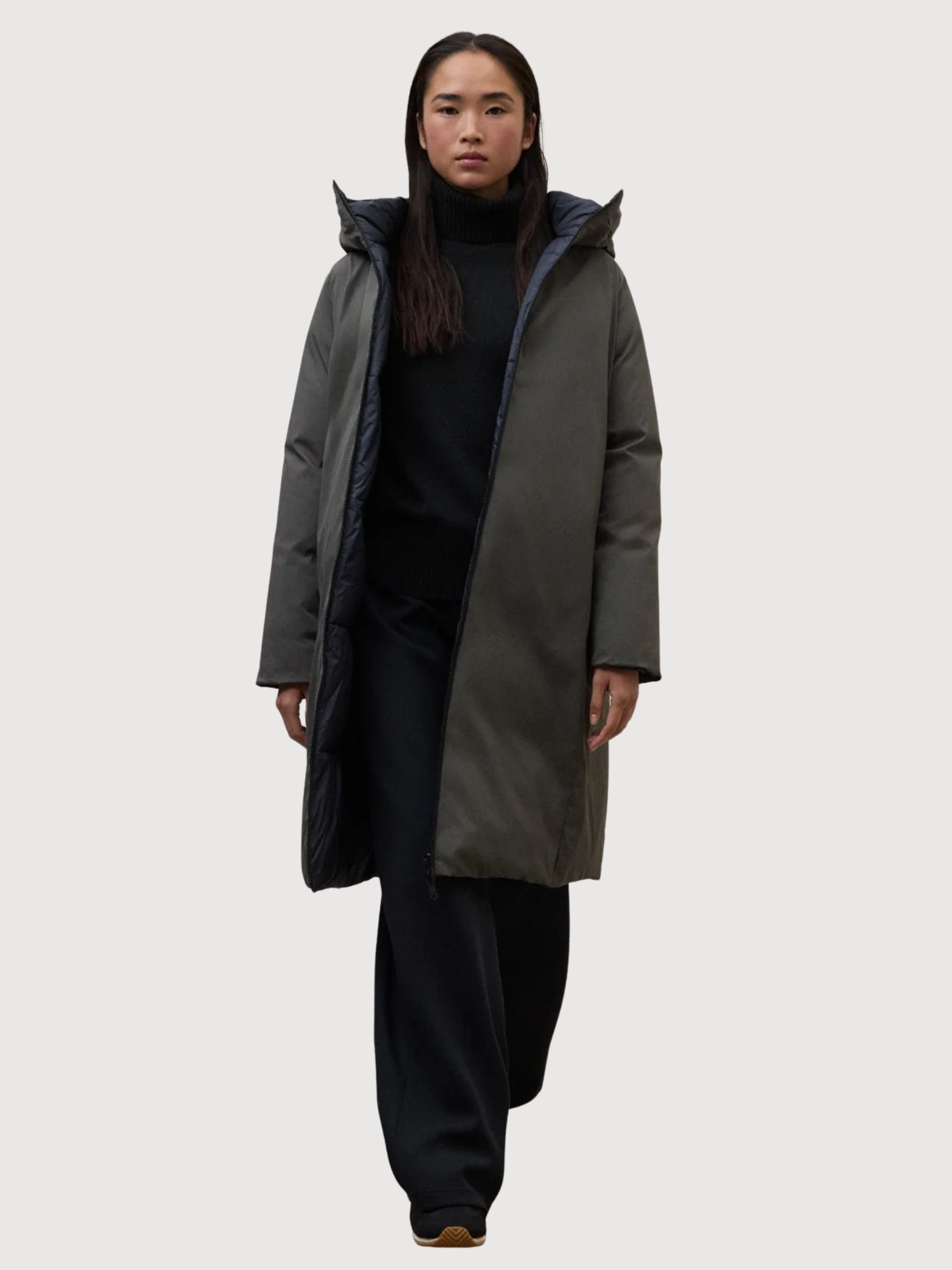 Wendbare Jacke Baru Dunkelgrün | Ecoalf