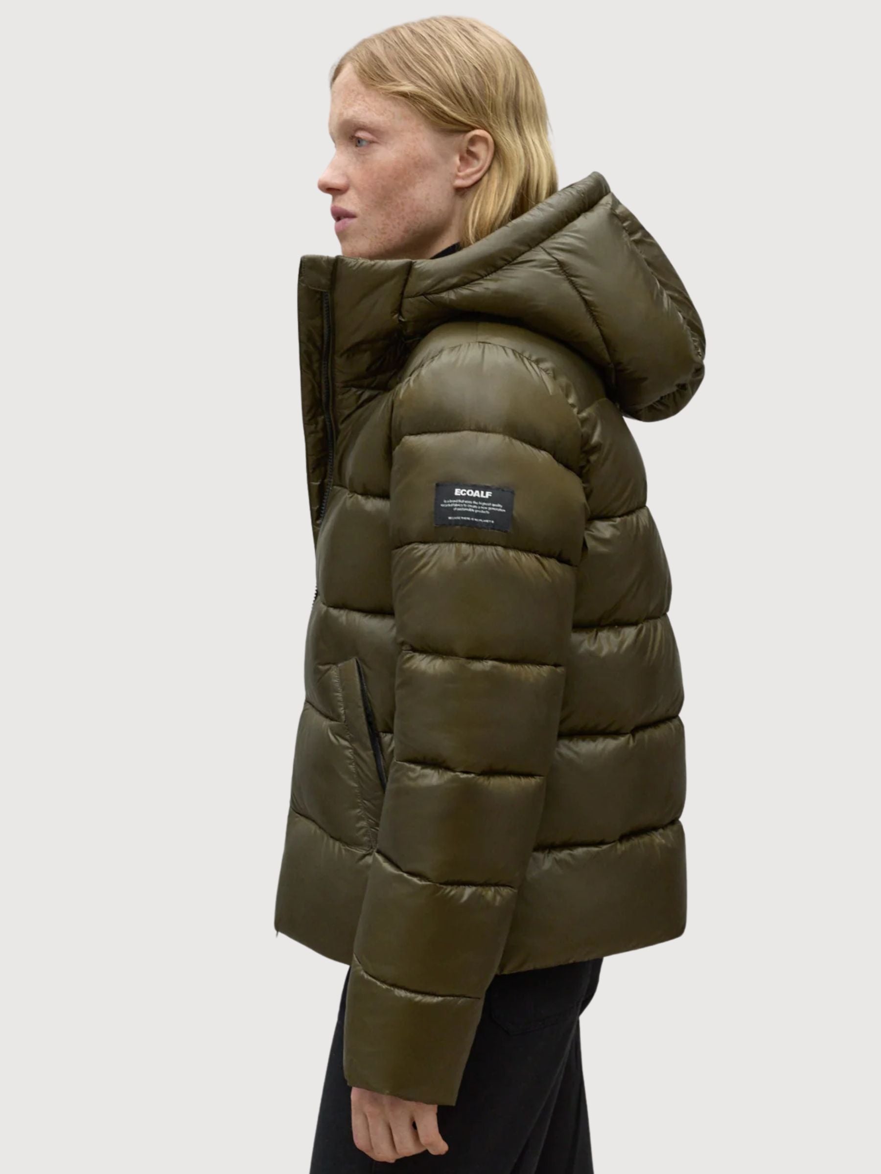 Himalaya Olive Woman Jacke | Ecoalf