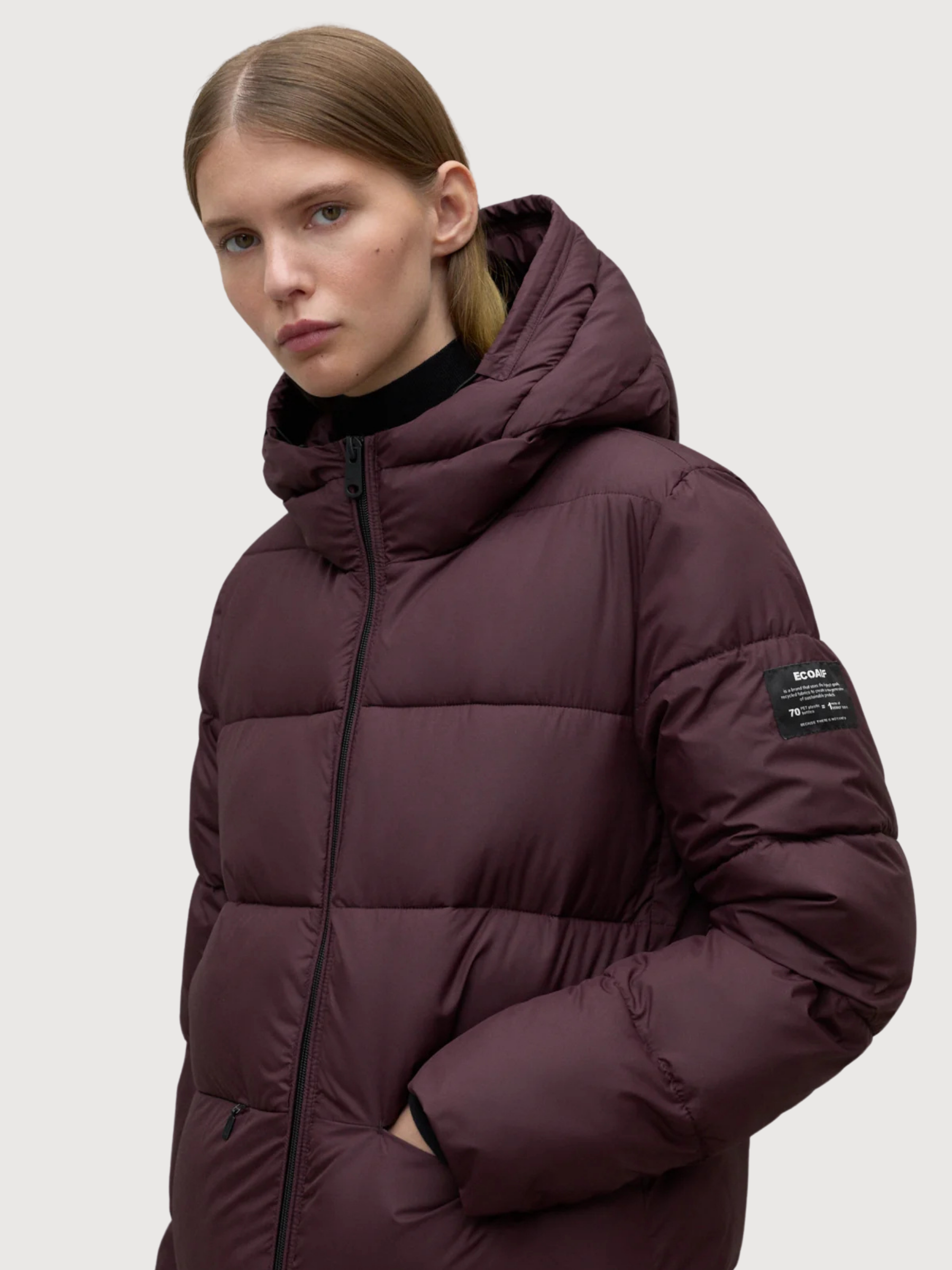 Marangu Jacke Grape Damen | Ecoalf