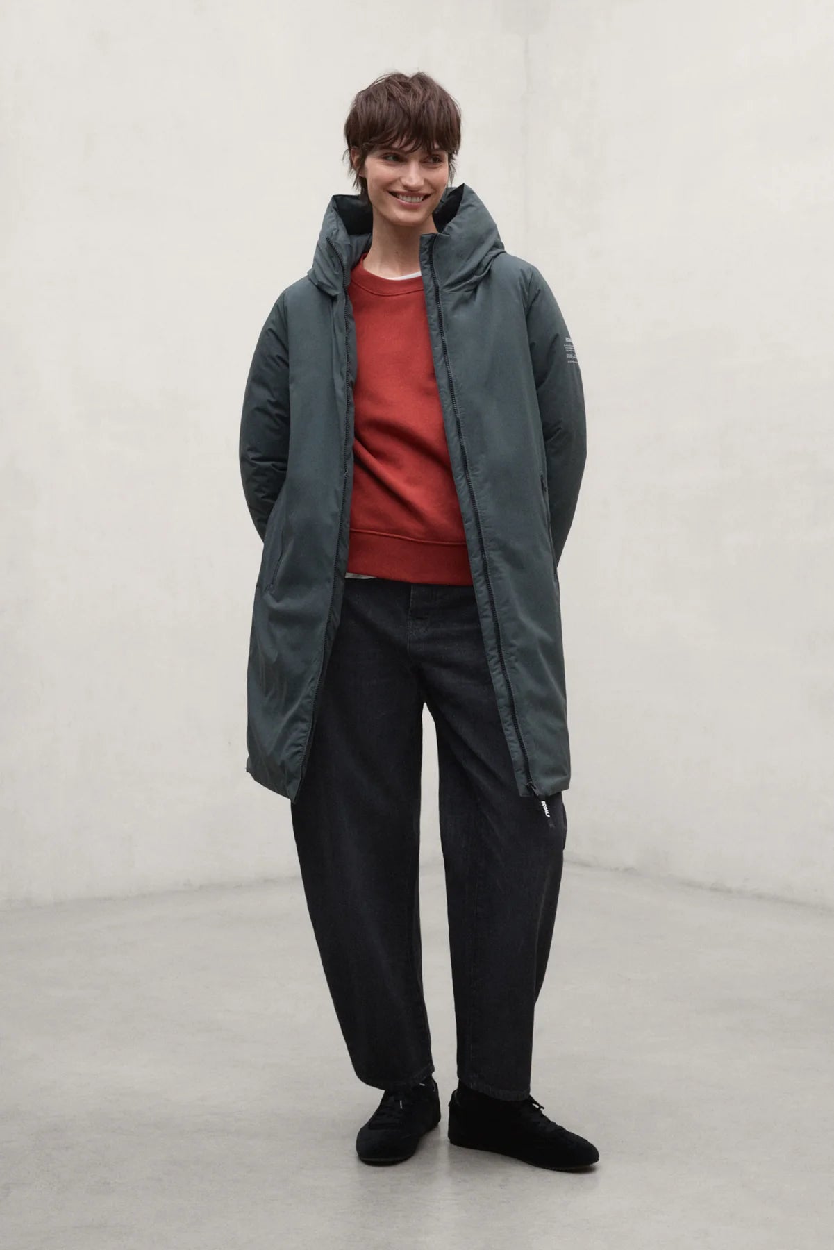 Mati Women's Jacket Dark Khaki | ECOALF