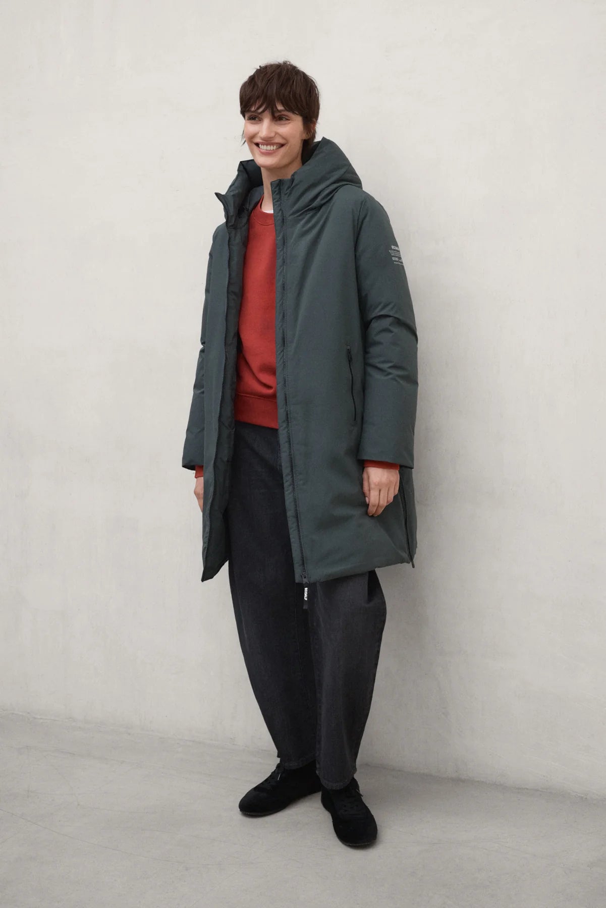 Mati Women's Jacket Dark Khaki | ECOALF