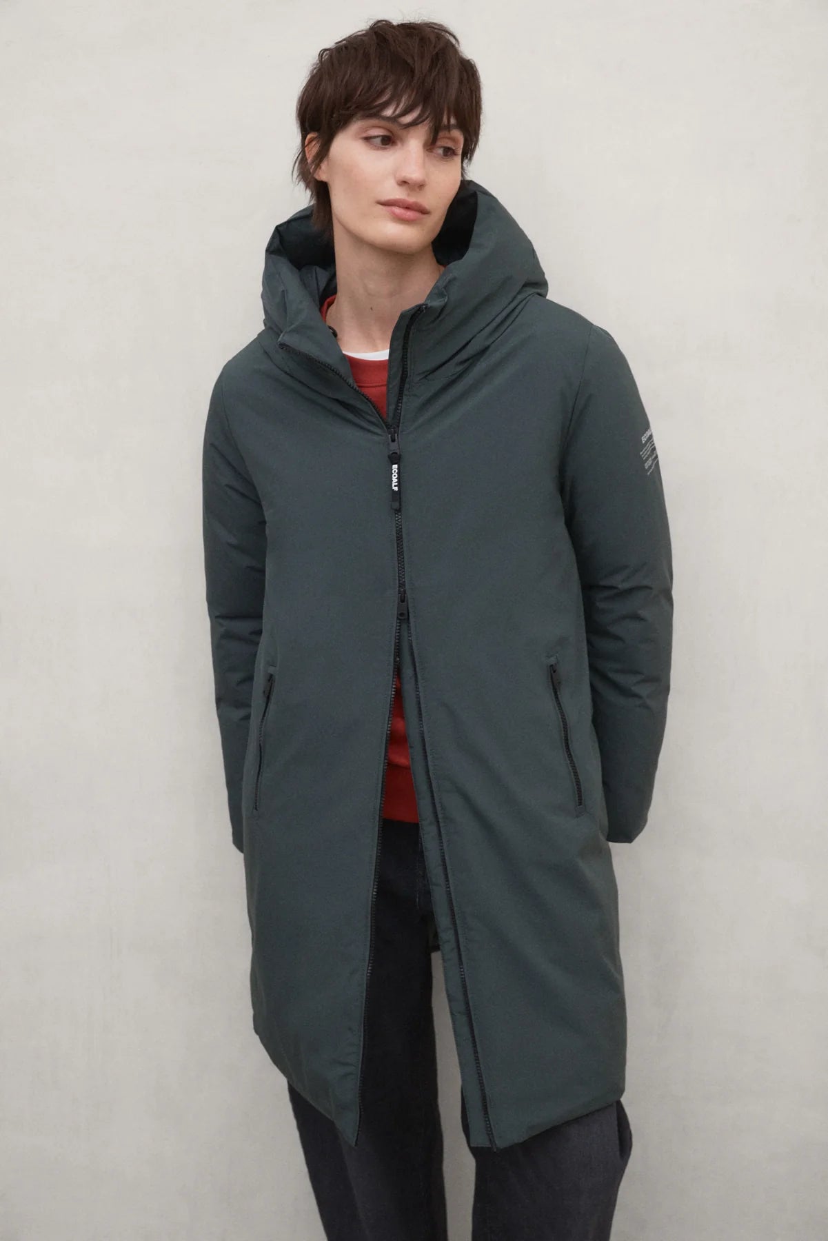 Mati Women's Jacket Dark Khaki | ECOALF