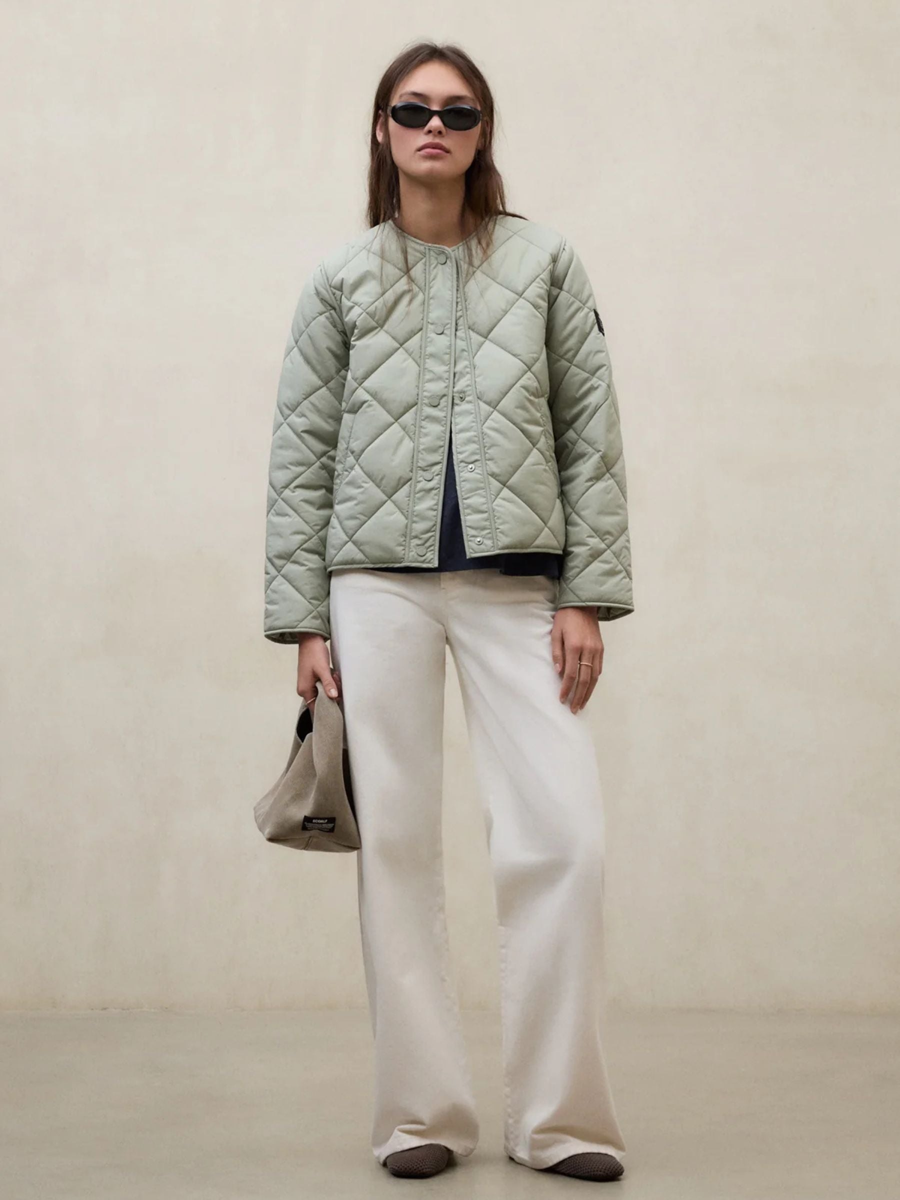 Rhomb Jacket Musa Sage | Ecoalf