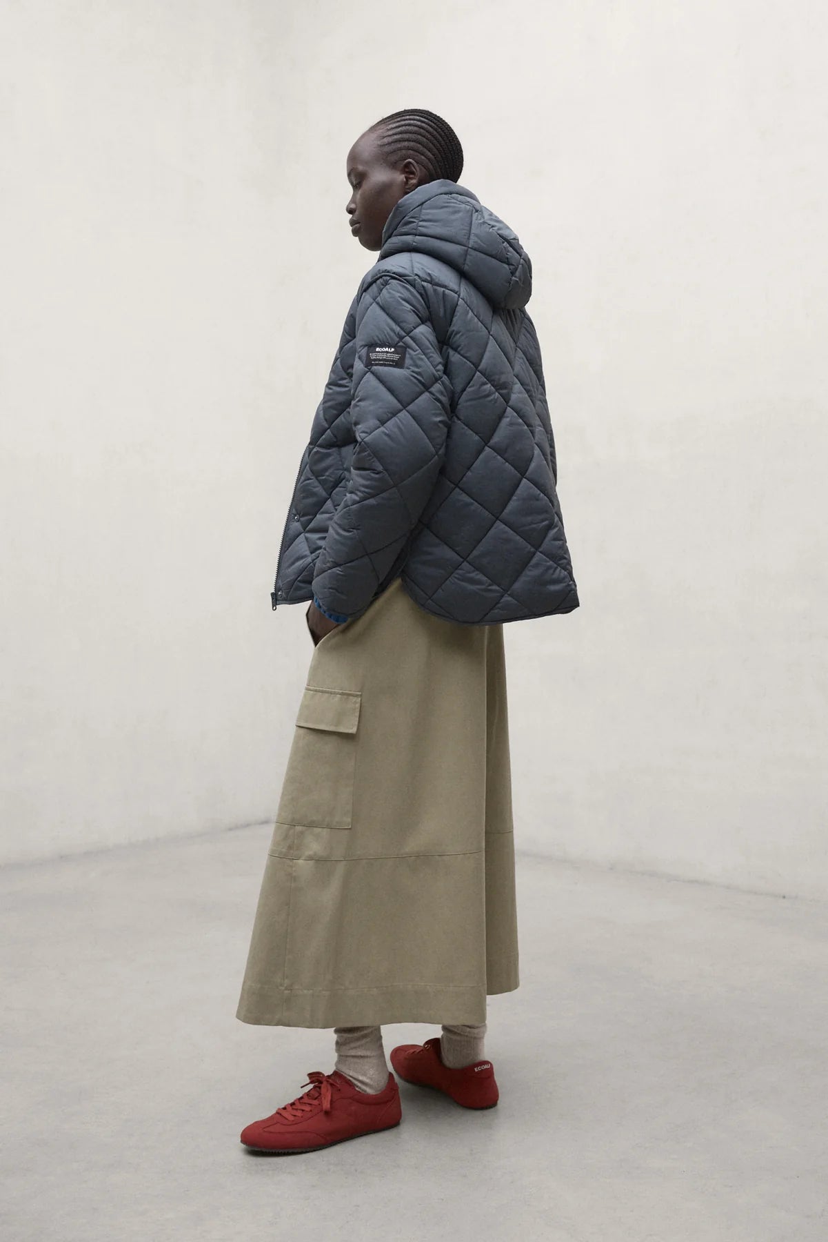 Verin Women's Jacket Dark Khaki | ECOALF
