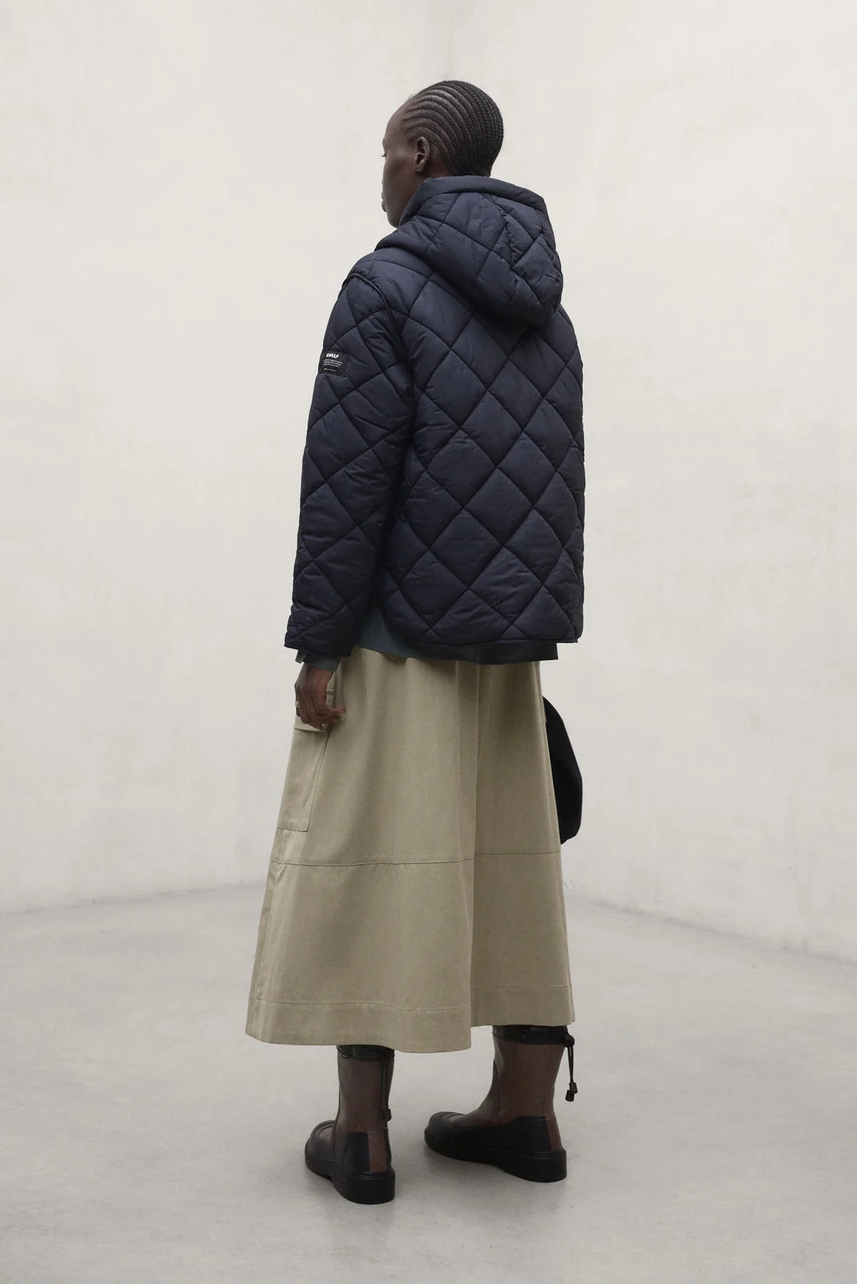 Verin Women's Jacket Navy Black | ECOALF