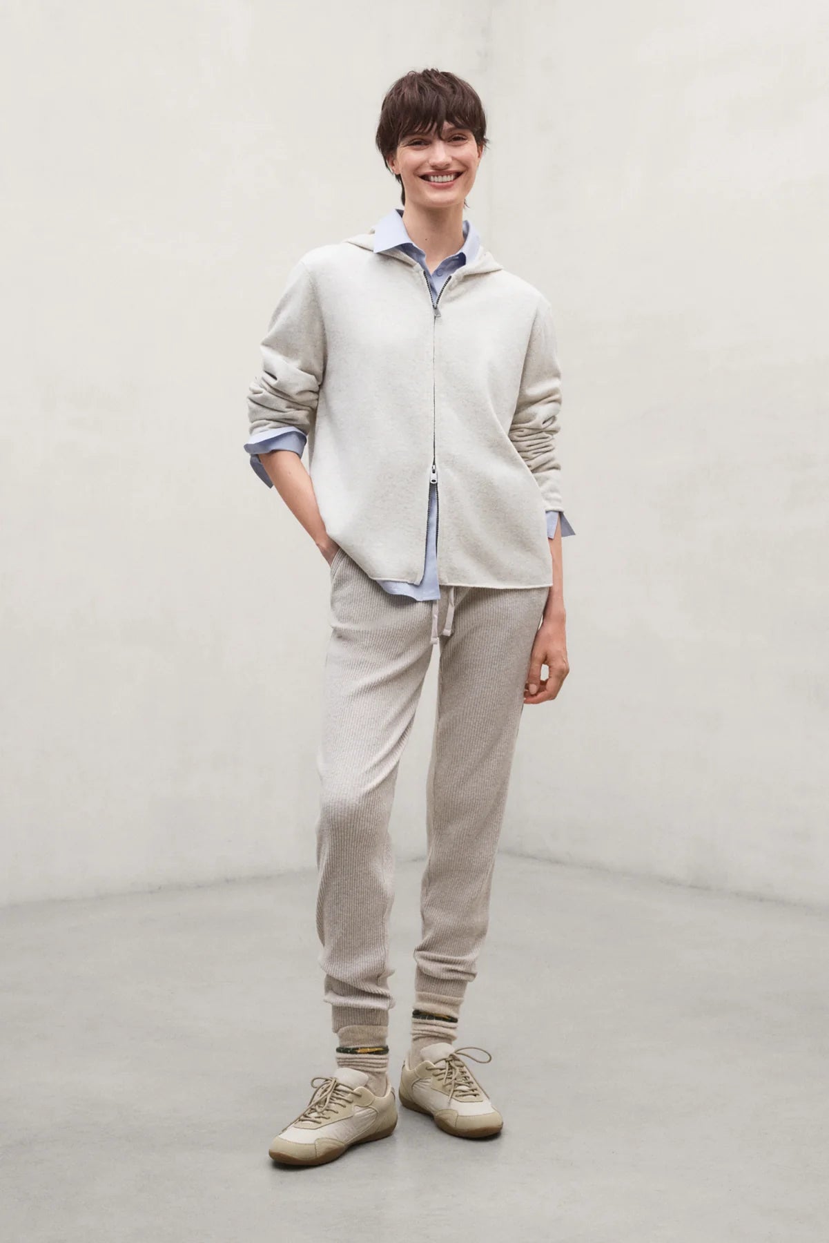 Sweater Abril Bone Melange for Women | ECOALF