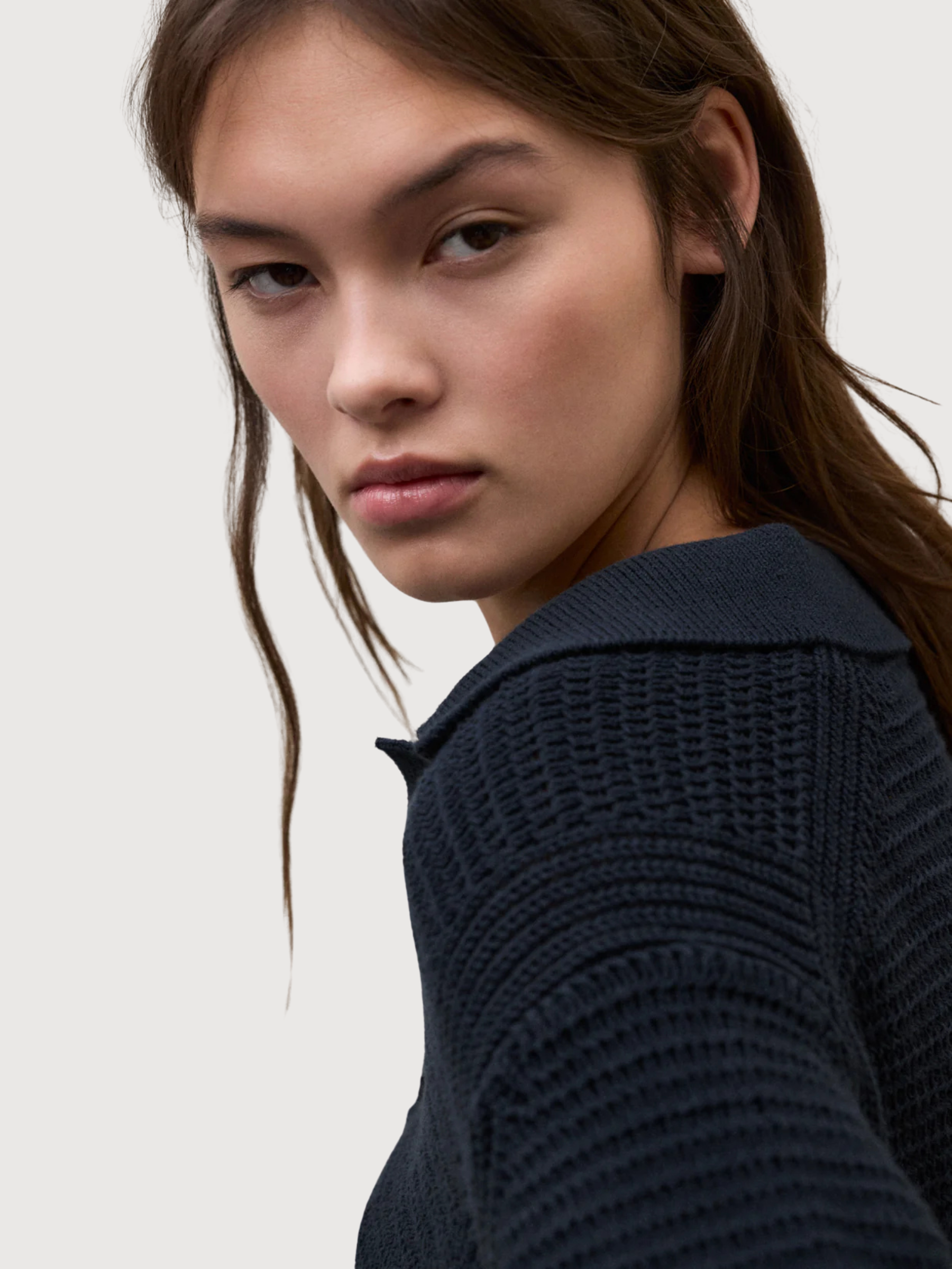 ANNA KNIT WOMAN Blu Scuro | Ecoalf