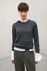 Ares Women's Sweater Dark Khaki | ECOALF