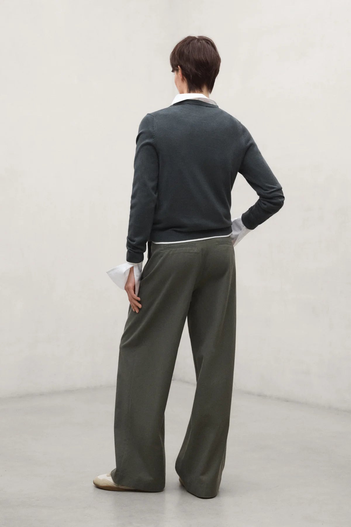 Ares Women's Sweater Dark Khaki | ECOALF