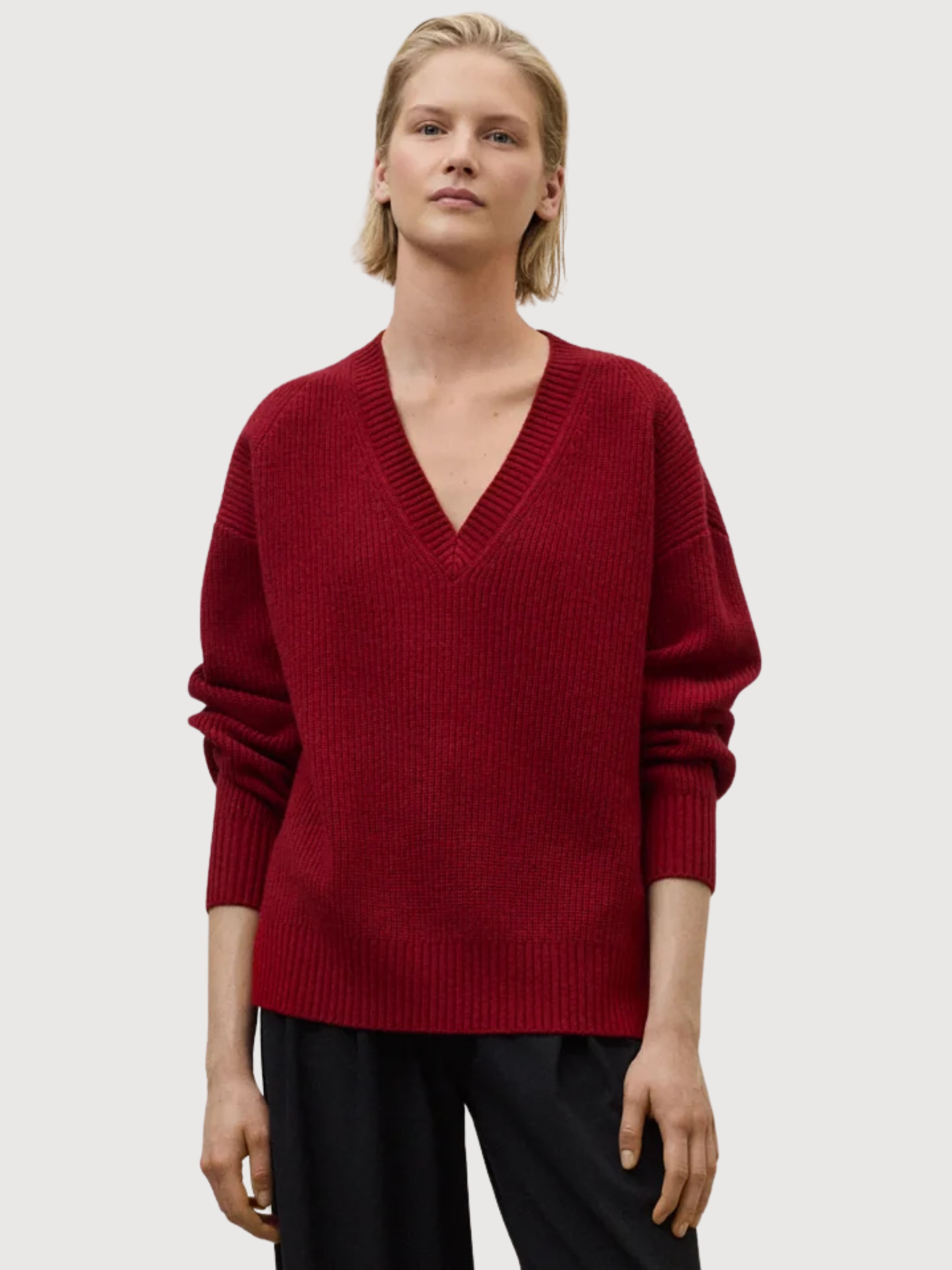 Pullover Azalea – Dark Red | ECOALF