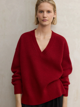 Pullover Azalea – Dunkelrot | ECOALF