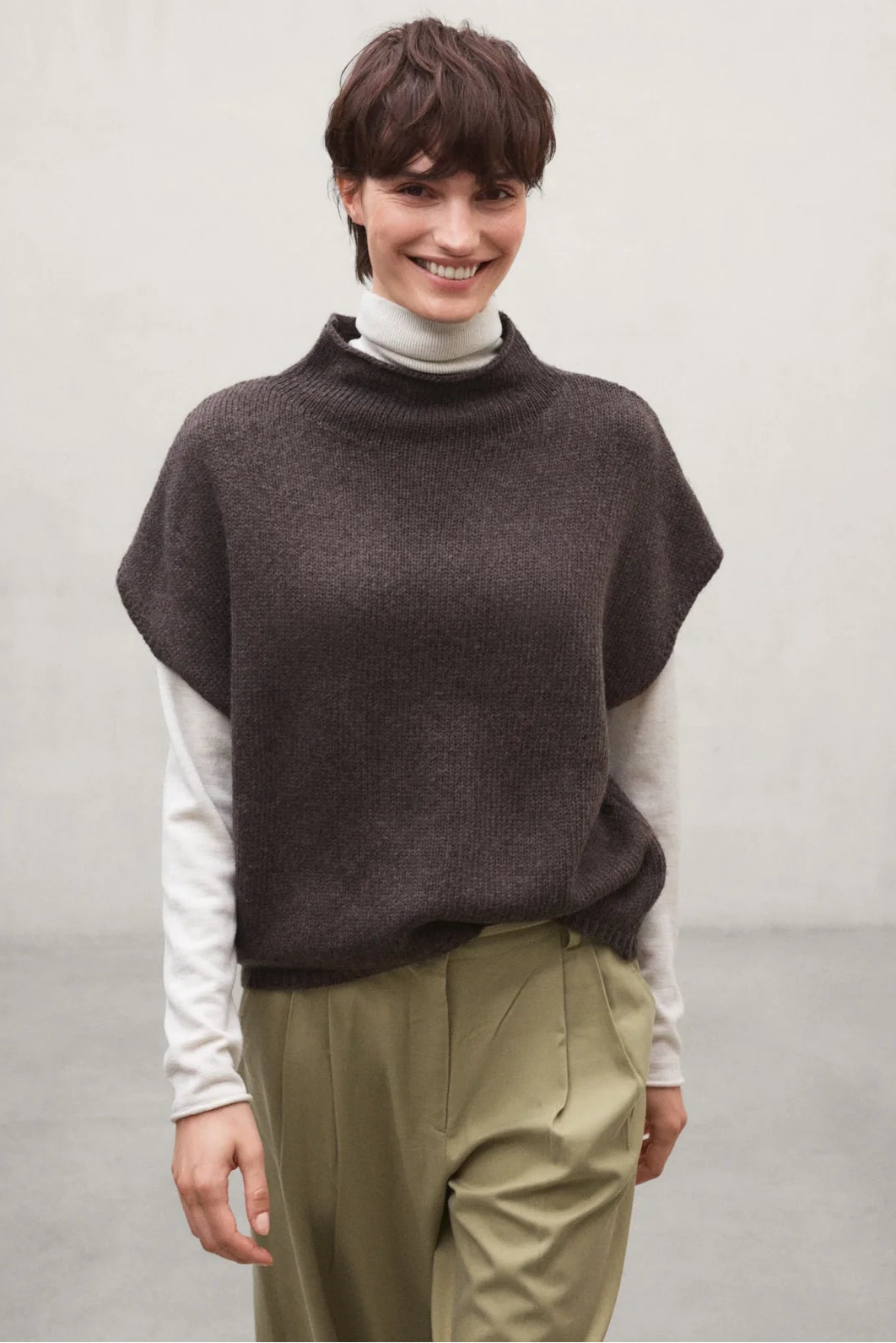 Castelly Women's Sweater Dark Chocolate | ECOALF