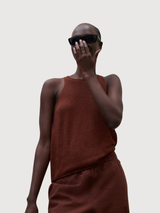 CEIBA MAGLIA DONNA EBANO | ECOALF