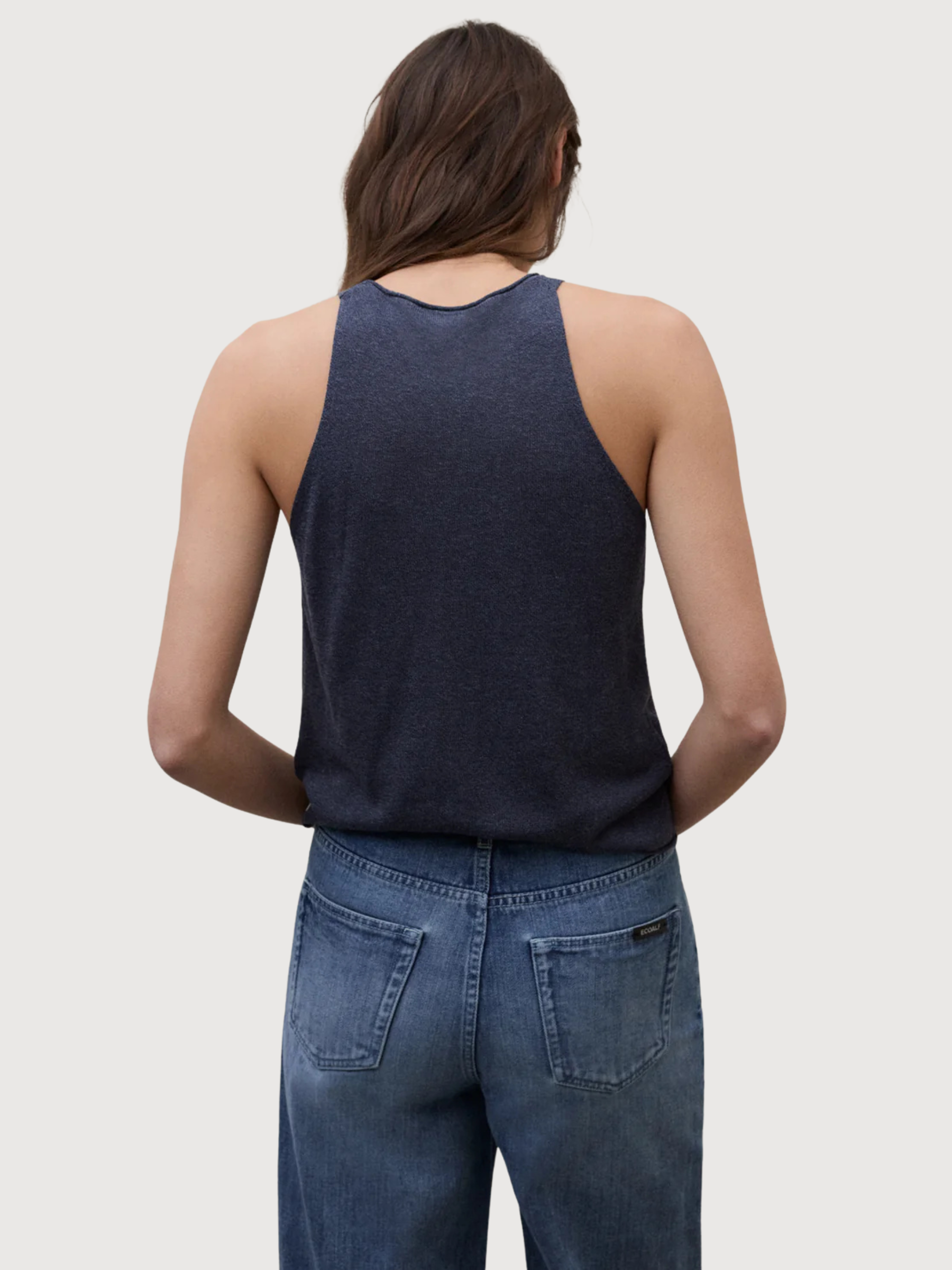 CEIBA KNIT WOMAN Blu tempesta | Ecoalf