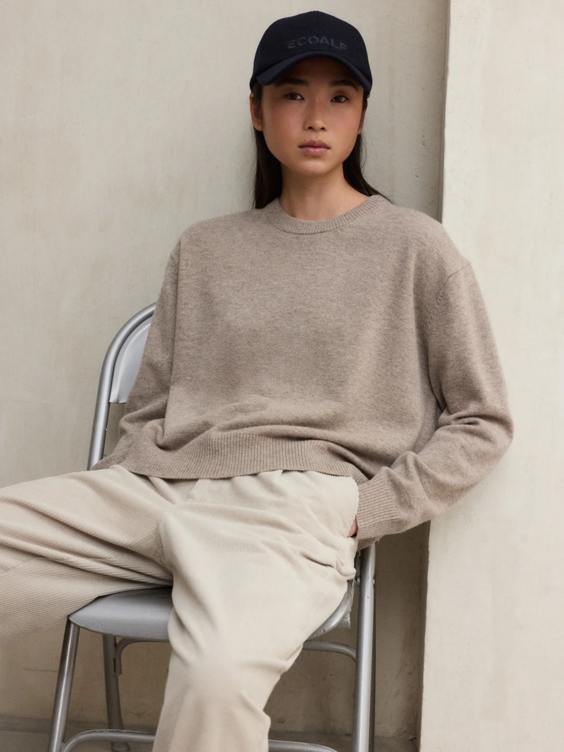 Pullover Cosmos Beige Recycelter Wolle | ECOALF