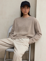 Pullover Cosmos Beige Recycelter Wolle | ECOALF