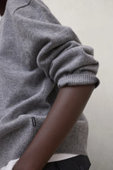 Cosmos Women's Sweater Medium Grey Melange | ECOALF