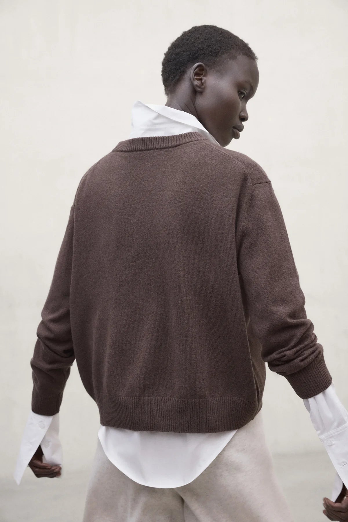 Sweater Cosmos Dark Chocolate for Women | ECOALF