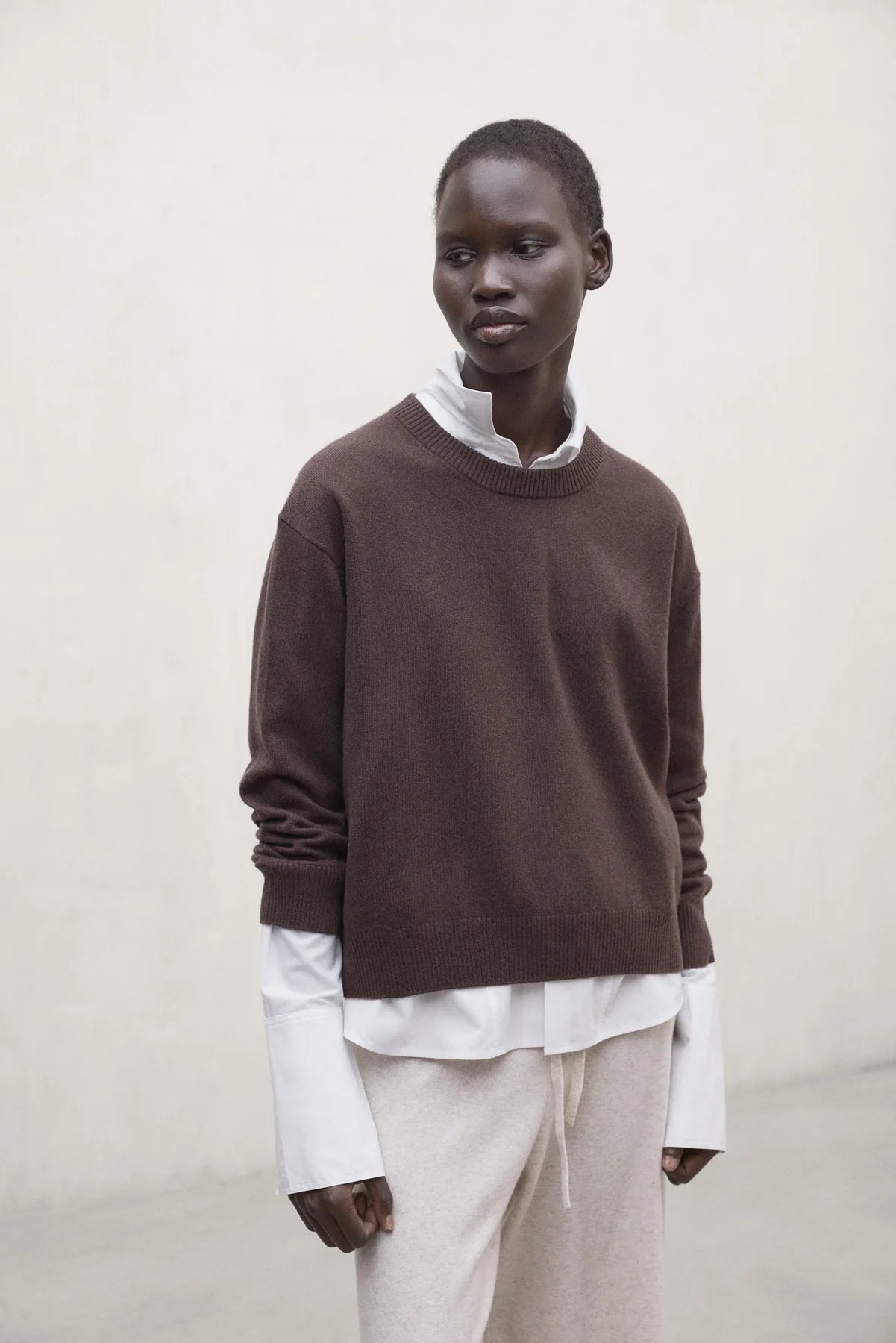 Sweater Cosmos Dark Chocolate for Women | ECOALF
