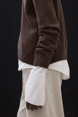 Sweater Cosmos Dark Chocolate for Women | ECOALF