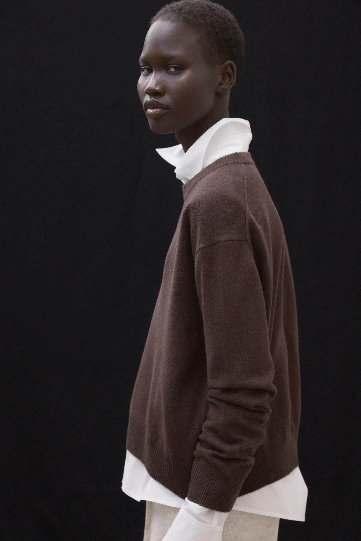 Sweater Cosmos Dark Chocolate for Women | ECOALF