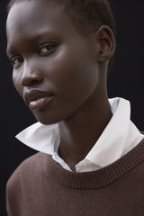 Sweater Cosmos Dark Chocolate for Women | ECOALF