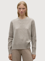 Eucalipto Dark Sand Frau Strickpullover |Ecoalf