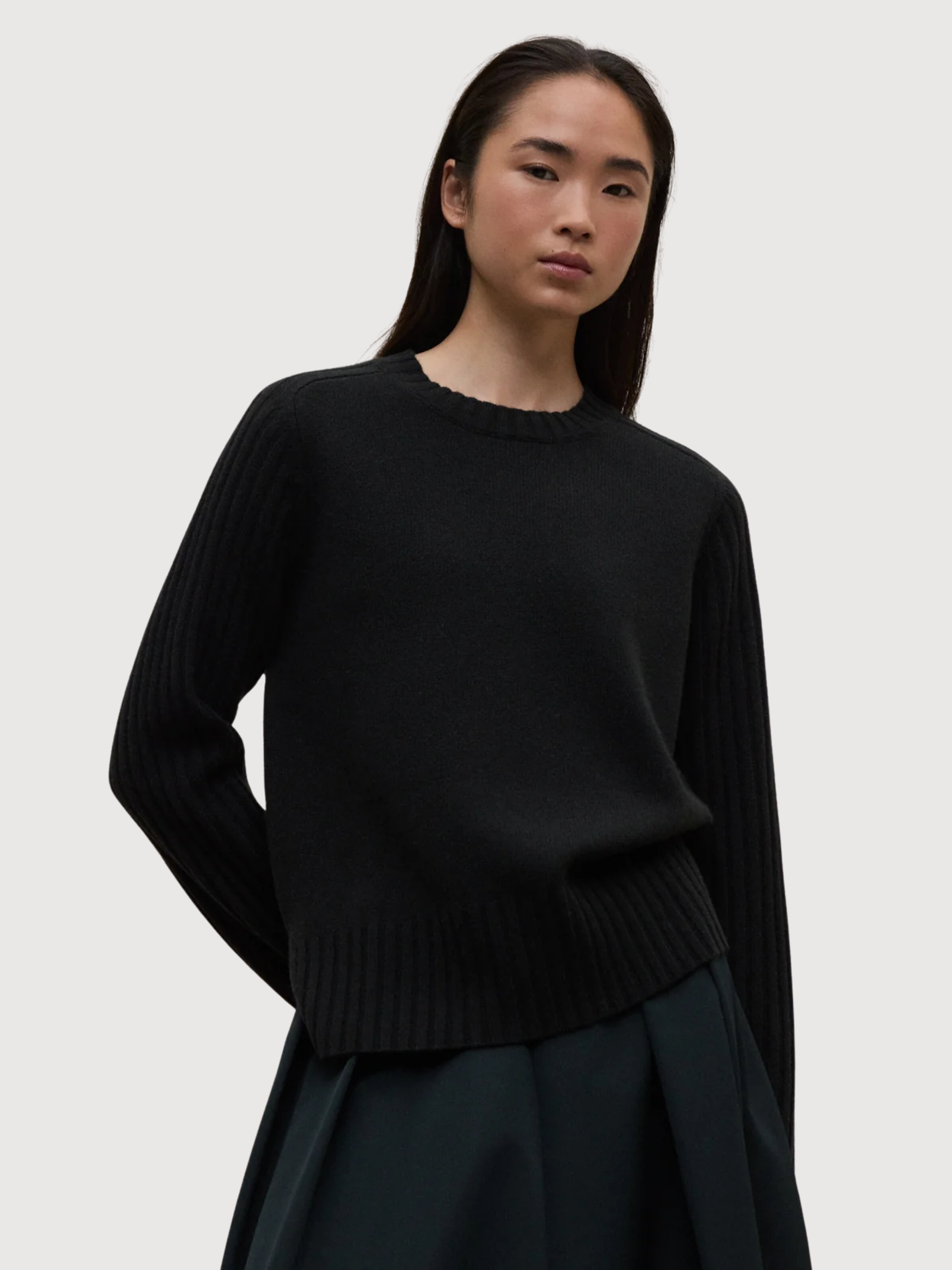 Pullover Eucalipto – Schwarz | ECOALF