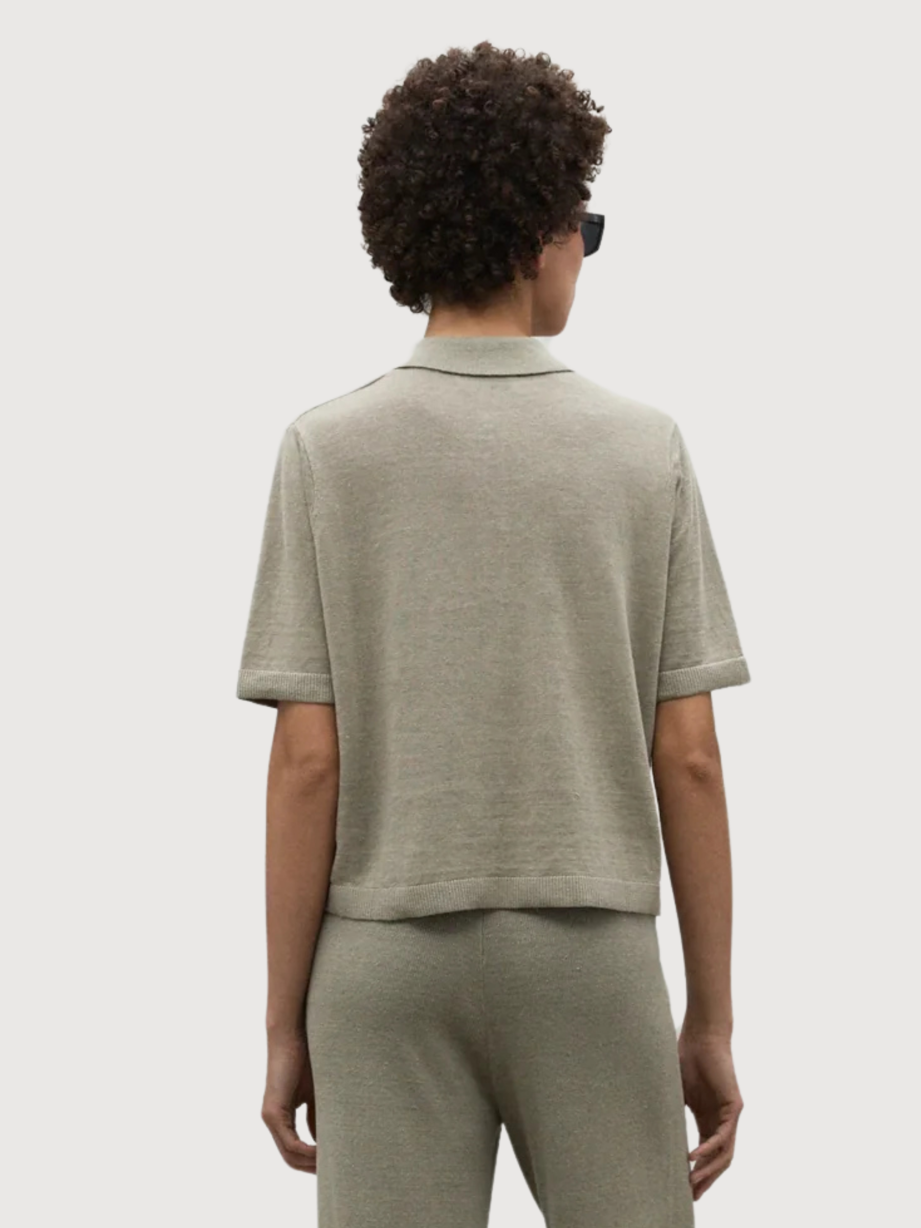 Cardigan Juniperalf Green Woman Linen | Ecoalf