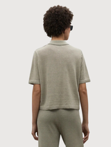 Cardigan Juniperalf Green Woman Linen | Ecoalf