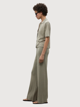 Cardigan Juniperalf Green Woman Linen | Ecoalf