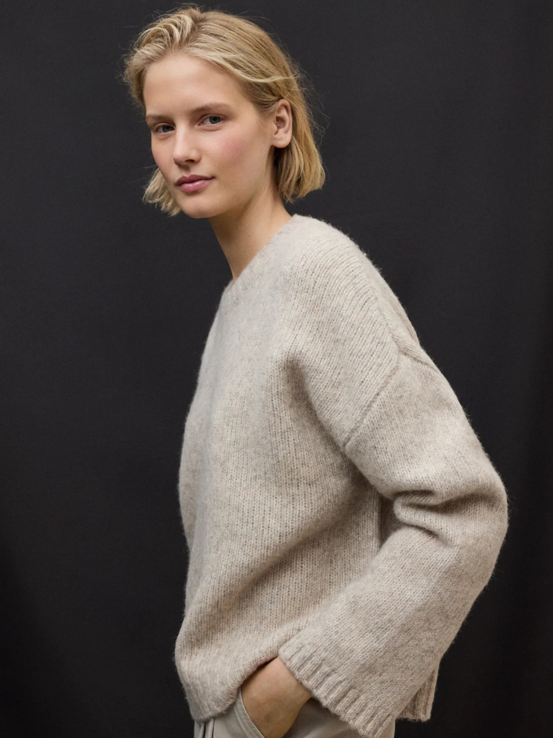 Pullover Kiwi Donna in Beige | ECOALF