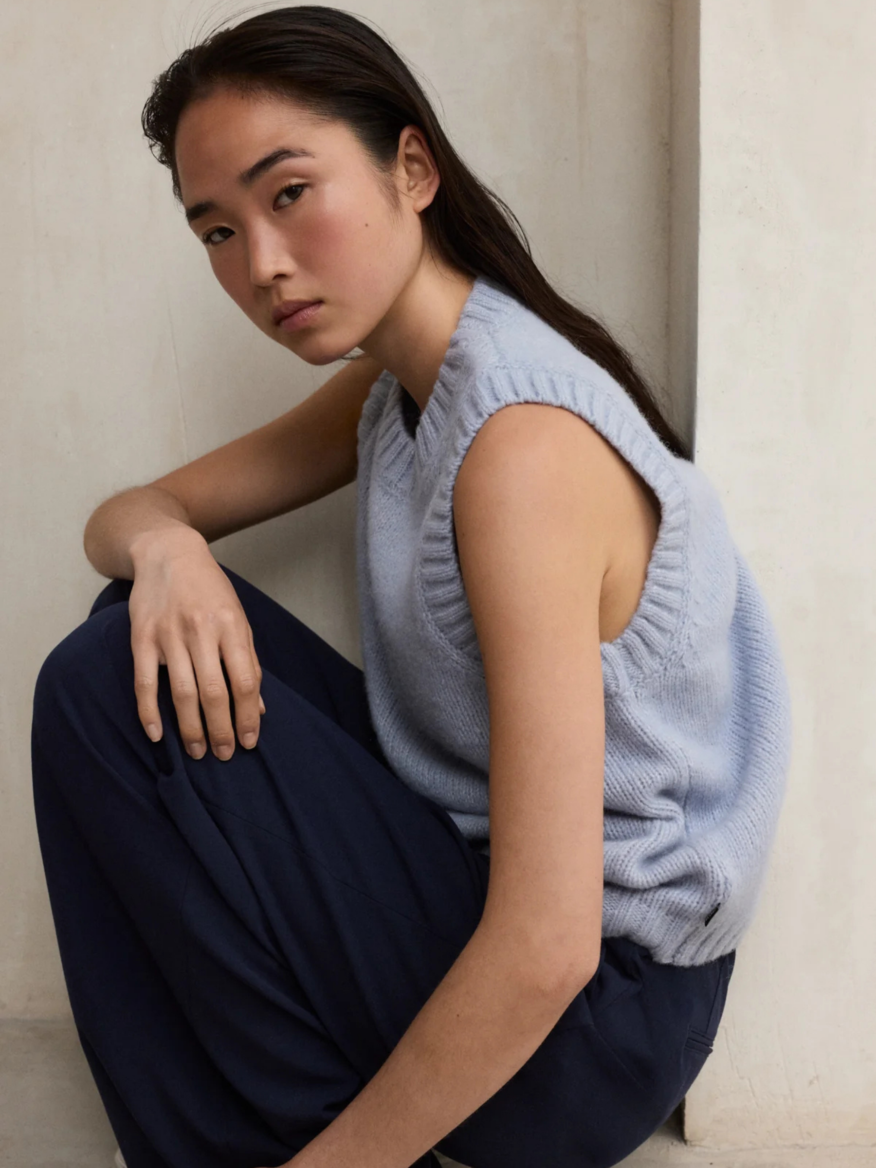 Pullover Maple Light – Blau | ECOALF